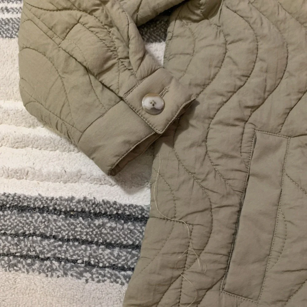 Madewell Quilted Belrose Shirt Jacket Women's Size Medium - Picture 4 of 7